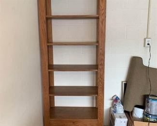 Super Tall Oak Wall Unit Piece