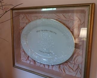 sedar  plate  framed