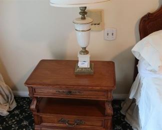 76.  pair  of  ivory colored  lamps  Price  for  both are 90.00 and  can  be  sold separately