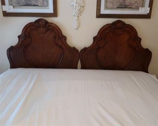 79.  pair  of  twin headboards- can also be used for king bed    Price  is  125.00