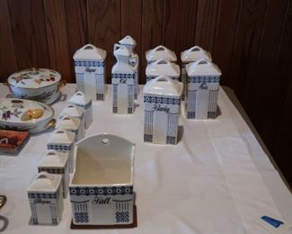 china  canister set  (as  shown)