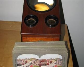 Stereo viewer and cards
