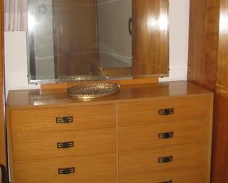 Dresser with mirror