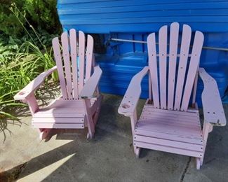 Wood Adirondack chairs $25 each