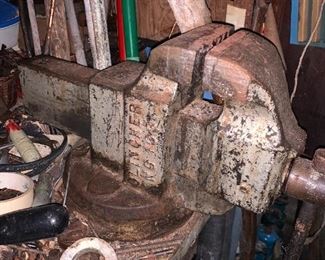 Vintage large vise