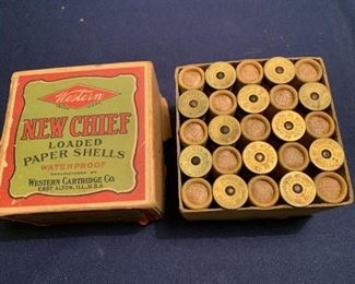 Vintage shotgun shell box 