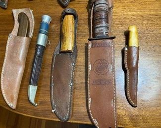 vintage ka-bar USMC FIGHTING KNIFE 