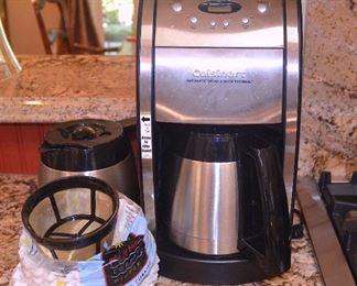 73. Lot E73 (0147.jpg) – “Cuisinart” Automatic Grind and Brew Thermal Coffee maker with extra pot.