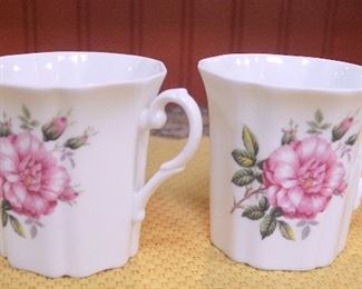 86. Lot S86 (0167.jpg 0168.jpg) - Pair Cups – Royal Grafton Fine Bone China England - Tea/Coffee Cups