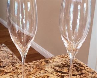 110. Lot S110 (0203.jpg) - $25.00 – Pair Champagne Flutes New, Never Used by Riedel Austria