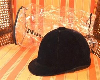 156. Lot S156 (0258.jpg) – $15.00 – Mayfair Riding Hat/Cup from Sport Shop Hollywood. Size: 6.5/8