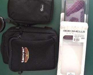 177. Lot S177 - 3 Tamrac, iPhone 808 Shell, Smaller Bag