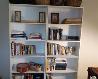Books, baskets and shelves
