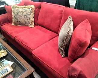 Handsome red sofa