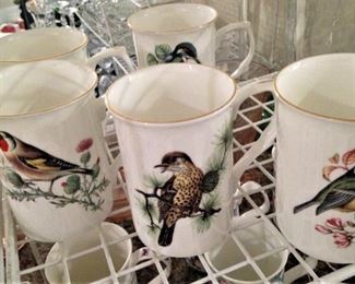 3 of the 6 bird mugs