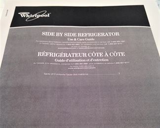 Owner's booklet available