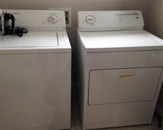 Kenmore washer and dryer