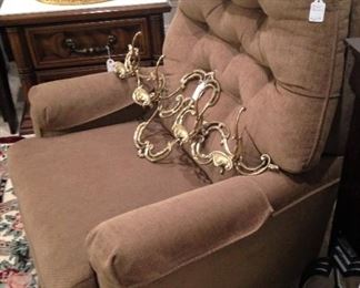 Recliner; wall decor