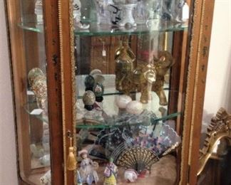 Ornate curio cabinet