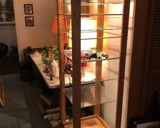 Lighted display stand