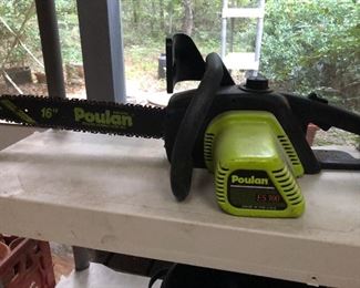 16” electric chain saw