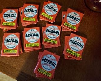 1973 Topps baseball packs, 18 available
These packs have been previously opened