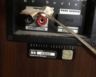 Cerwin Vega RE Series speakers