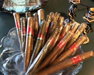 Variety of cigars.