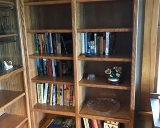 Books (Book shelves not for sale).