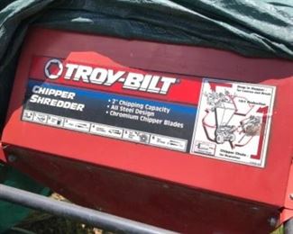Troy-Bilt wood chipper.
