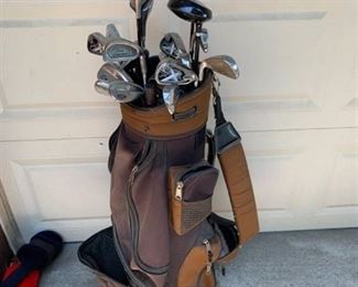 Miller Golf Bag With Clubs Calloway Irons