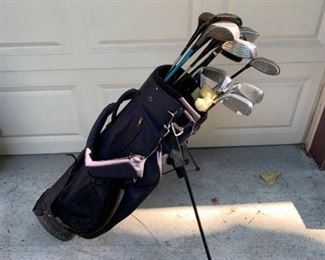 Golf Bag Full of Golf Clubs