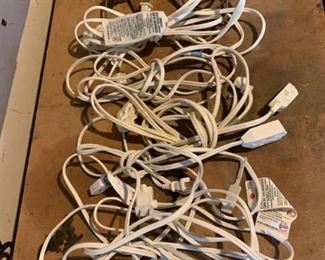 Lot of 6 Extension Cords