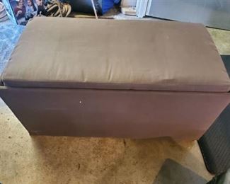 Brown Outside Furniture Bench Chest