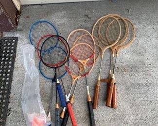 Lot of Badminton Rackets