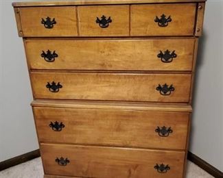 Antique Oak Chest of Drawers - Dovetail - Deep Drawers