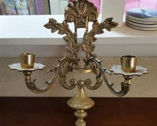 Brass Wall Candle Holder