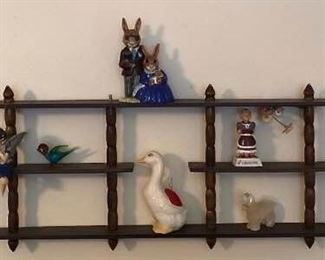 Wall Shelf with Trinkets