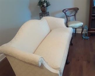Chippendale style sofa, one of two