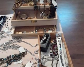 Lots of costume jewelry