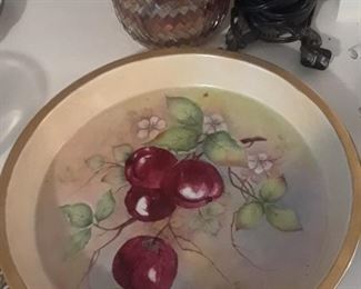 Hand-painted pie plate