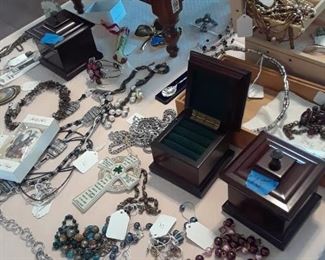 Another view of the costume jewelry