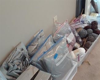 Sheets , curtains, yarn