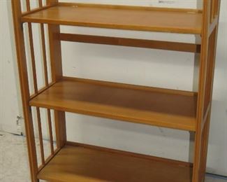 ITEM 18-- Folding shelf, 38 1/2" high, 27 3/4' wide, 12" deep. $60.00