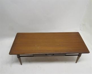 MCM coffee table with drawer, legs wobbly, PIC 2