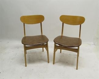 ITEM 119---Pair MCM bentwood chairs $50.00