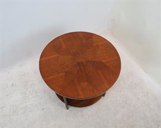 Lane MCM 2 tier table. scratches, minor chips. PIC 4