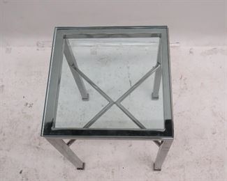 MCM chrome and glass stand. PIC 2