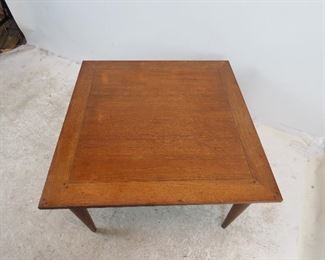 MCM walnut table with dowel corners. PIC 4