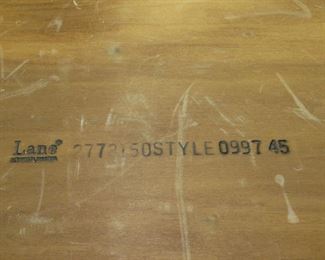 Lane MCM 2 tier table. PIC 3